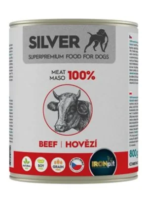 IRONpet Silver Dog konz. Beef 800g Snelle Levering