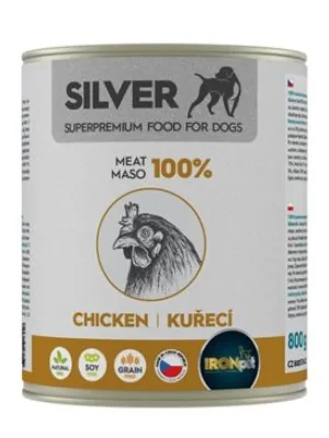 Laatste Versie IRONpet Silver Dog konz. Chicken 800g