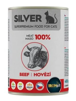 IRONpet Silver Cat konz. Beef 400g Meest Verkocht