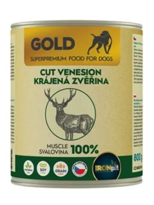 Nu Kopen IRONpet Gold Dog konz. Venison Cut Muscle 800g
