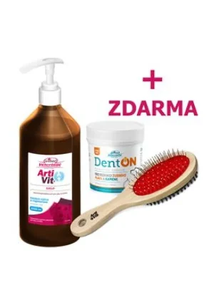 VITAR Veterinae ArtiVit Sirup 1000ml+DentON100g+kartáč Betrouwbaar