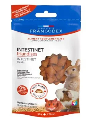 Premium Francodex pochoutka Intestinet pro hlod. a králíky 50g