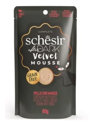 Alleen Vandaag Schesir Cat kapsa After Dark Velv.Mousse kuře/hově.80g
