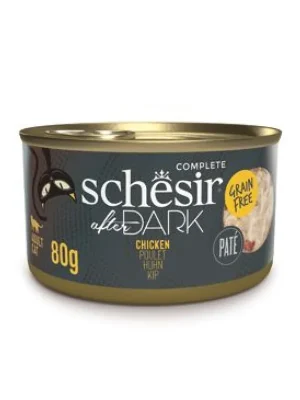 Schesir Cat konz. After Dark Paté kuře 80g Hoge Kwaliteit