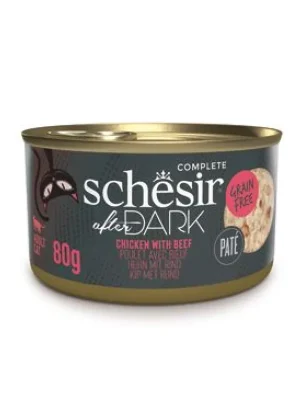 Schesir Cat konz. After Dark Paté kuře/hovězí 80g Hete Deal