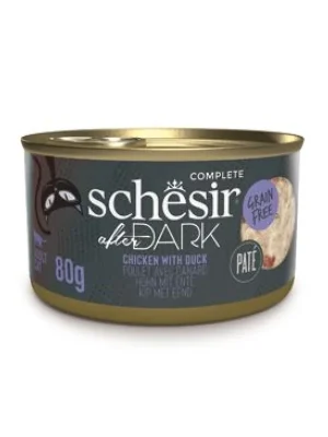 Direct Verzonden Schesir Cat konz. After Dark Paté kuře/kachna 80g