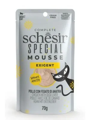 Schesir Cat kapsa Special Mousse Exigent kuře/játra70g Lage Kosten