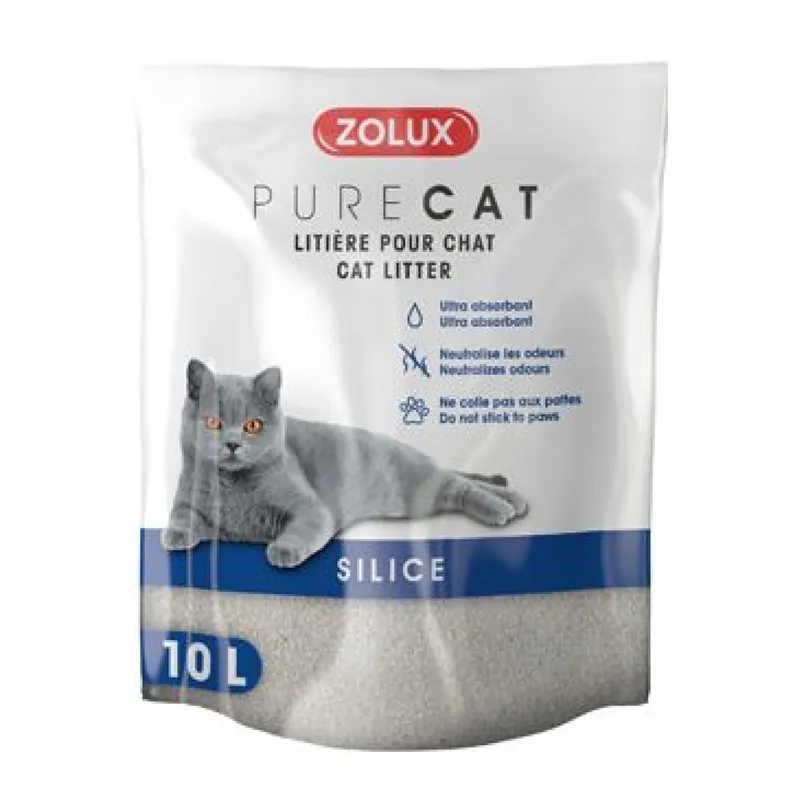 Podestýlka PURECAT natural silica 10l Zolux Bestseller