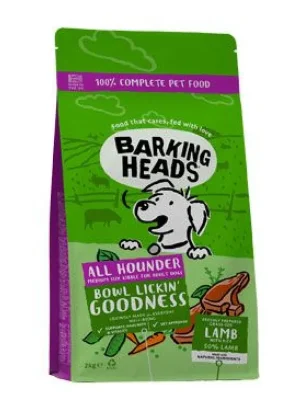Koop Online BARKING HEADS All Hounder Bowl Lickin Good Lamb 2kg