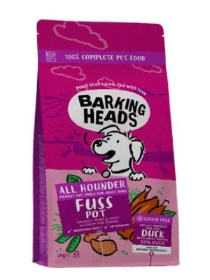 BARKING HEADS All Hounder Fuss Pot Duck 2kg Goedkoop