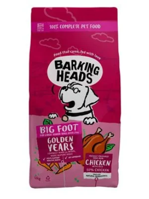 BARKING HEADS Big Foot Golden Years Chicken 12kg Goedkoop