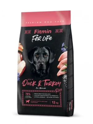 Fitmin For Life Dog Duck & Turkey 12 kg Bestel Nu