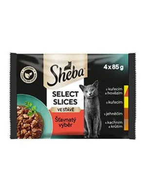 Meest Verkocht Sheba kapsa Select Slices šťavnatý výběr 4x85g
