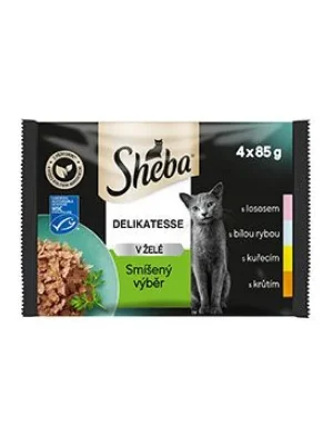 Sheba kapsa Delikatesse mix výběr 4x85g Laatste Versie