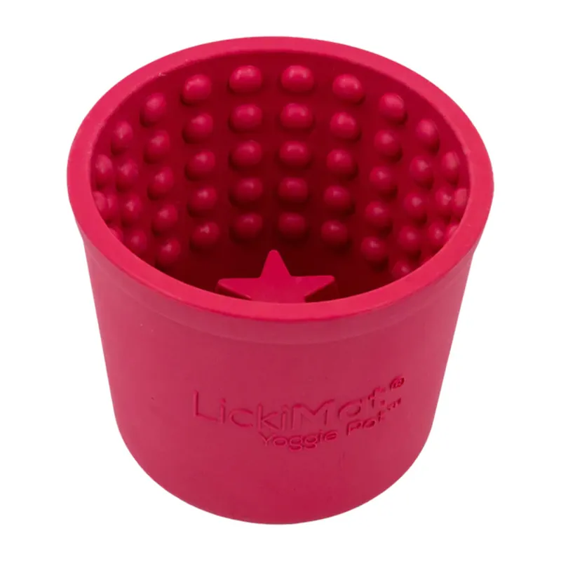 LickiMat Yoggie Pot lízací kelímek růžový Bestel Nu