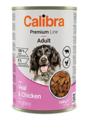 Calibra Dog Premium konz. with Veal&Chicken 1240g Actieprijs