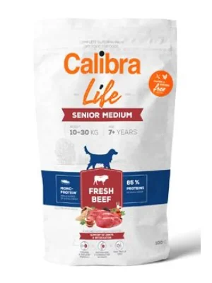 Gecertificeerd Calibra Dog Life Senior Medium Fresh Beef 100g