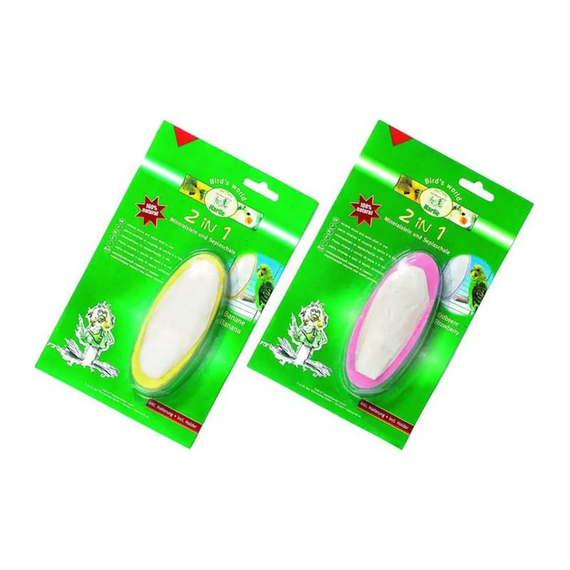 Alleen Vandaag Sépiová kost + minerální kámen jahoda Flamingo 70 g