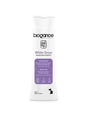 Finale Uitverkoop Biogance šampon White snow -pro bílou/světlou srst 250 ml