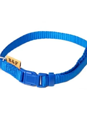 Obojek puppy nylon rozlišovací - modrý BAFPET 1,00 x 20-35 cm Op = Op