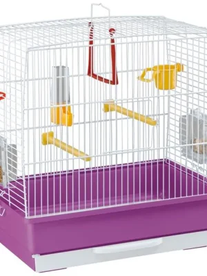 Tijdelijk Beschikbaar Klec pták s výbavou, mix barev Record 2 Ferplast 40 x 25 x 41 cm