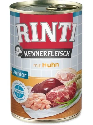 Lage Prijs Rinti PUR dog konz. Junior - kuřecí 400 g