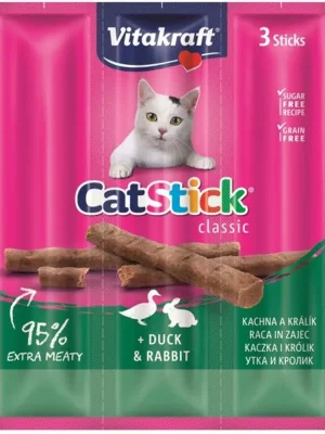 Vitakraft Stick mini cat kachna + králík 3 ks Lage Prijs