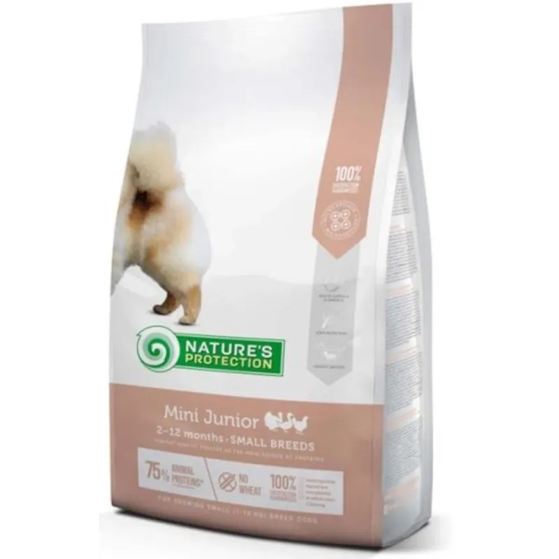 Nature‘s Protection Dog Dry Junior Mini 2 kg Beperkt Aanbod