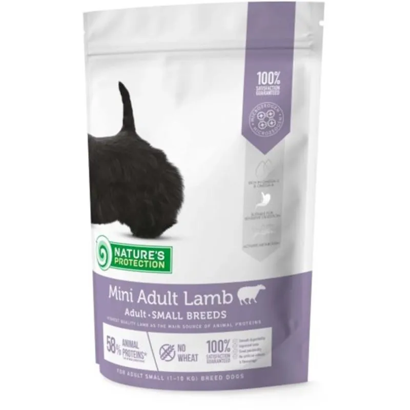 Nature‘s Protection Dog Dry Adult Mini Lamb 500 g Actieprijs