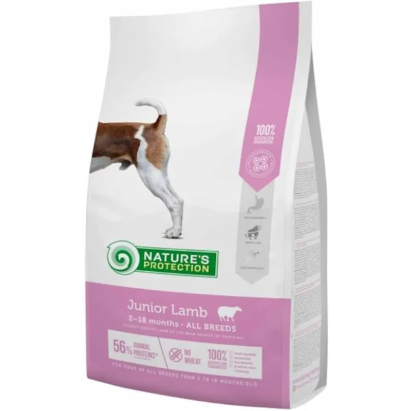 Nature‘s Protection Dog Dry Junior Lamb 7,5 kg Favoriet