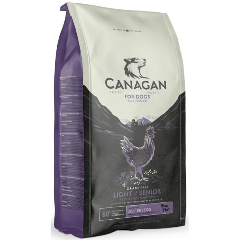 Canagan Dog Dry Light / Senior 2 kg Betaalbaar