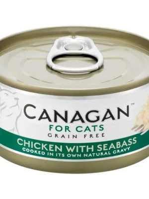 Canagan Cat konz. - Kuře a mořský vlk 75 g Koopje