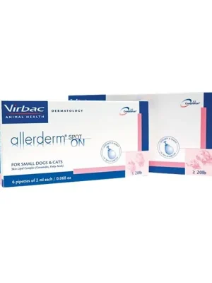Allerderm spot-on pro malé psy a kočky 6x2ml Lage Kosten