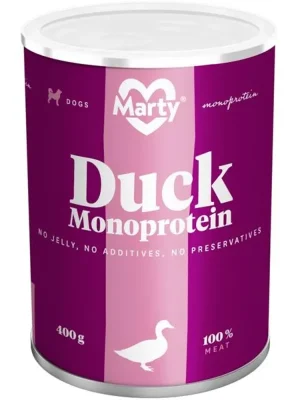 Superprijs MARTY konz. pro psy - Monoprotein kachní 400 g