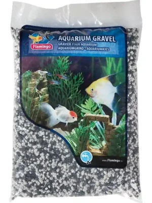 Písek akvarijní černobílý Flamingo 1 kg, 2-3 mm Bestseller