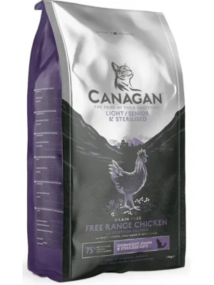 Hete Deal Canagan Cat Dry Light / Senior / Sterilised 4 kg