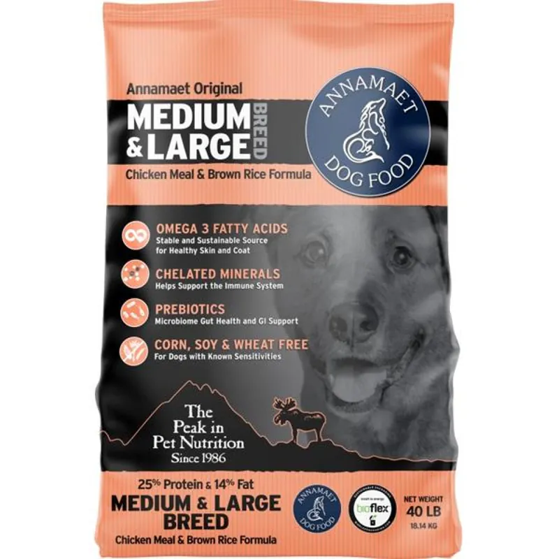 Actieprijs Annamaet Medium&Large Breed 18,14 kg (40lb)