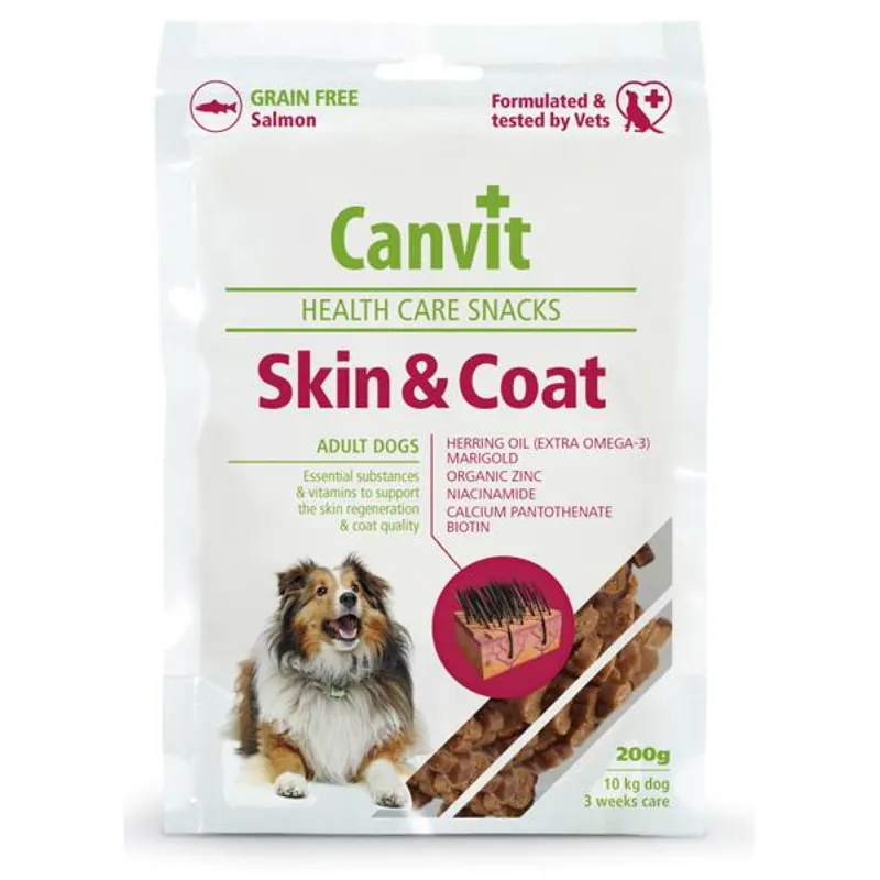 Premium Canvit snack dog Skin & Coat 200 g