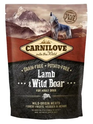 Laatste Versie Carnilove Dog Adult Lamb & Wild Boar Grain Free 1,5 kg