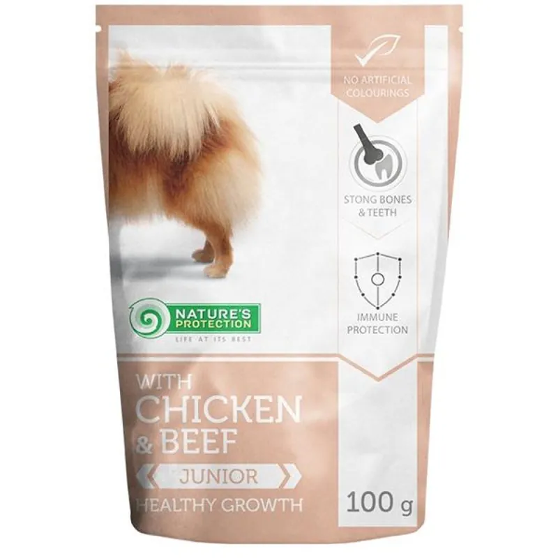 Superprijs Nature‘s Protection Dog kaps. Junior Mini 100 g