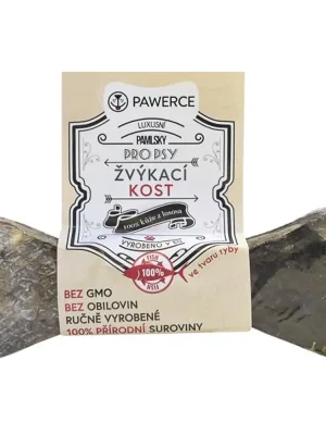 Superprijs Pawerce žvýkací kost z lososa 12 cm