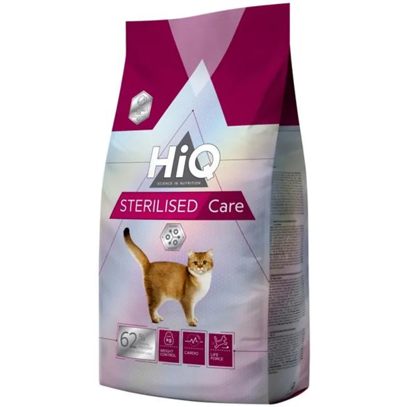HiQ Cat Dry Adult Sterilised 1,8 kg Op = Op