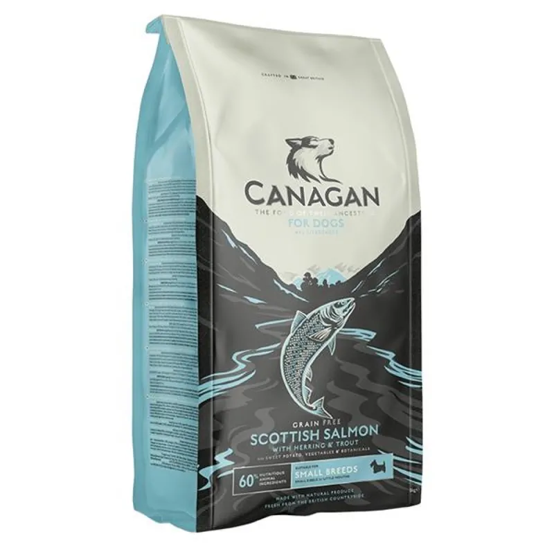 Canagan Dog Dry Small Breed Scottish Salmon 2 kg Nieuw