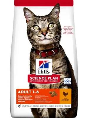 Actieprijs Hill‘s Science Plan Feline Adult Chicken 1,5 kg