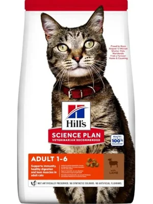 Hill‘s Science Plan Feline Adult Lamb & Rice 3 kg Rechtstreeks Van De Fabrikant