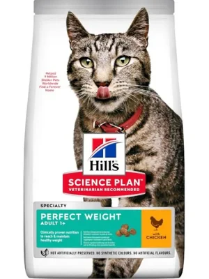 Hill‘s Science Plan Feline Adult Perfect Weight Chicken 1,5 kg Gecertificeerd