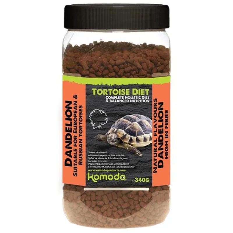 Uitverkoop Komodo Tort. Diet - suchoz. želva, pampeliška 340g