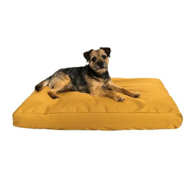 Alleen Vandaag Matrace nylon Buffy okrová se zipem 120x100x15