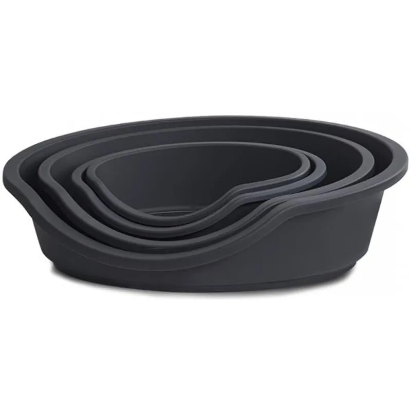 Pelech ovál ECO plast 60x40x20cm černý Duvo+ Premium