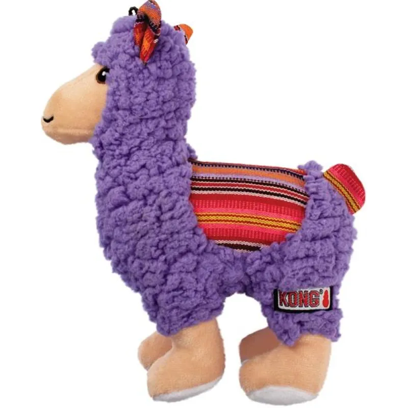 Hračka plyš KONG Sherps Llama M Betrouwbaar